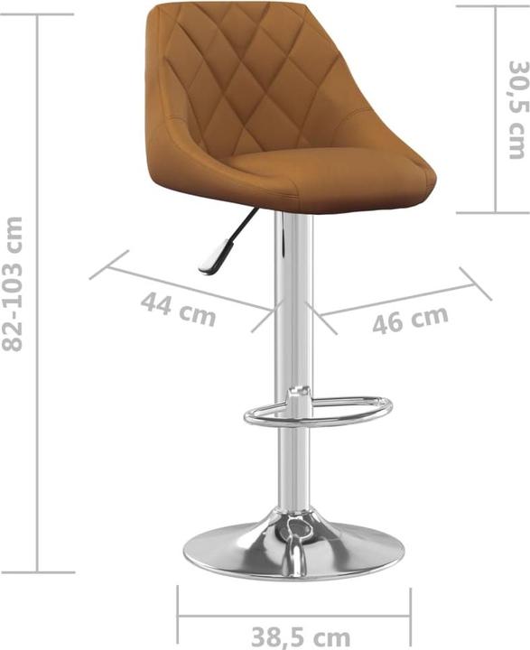 Actual product image VidaXL Bar stool