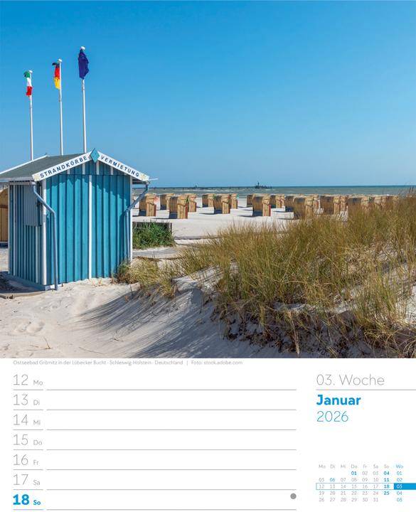 Produktbild Am Meer - Wochenplaner Kalender 2026