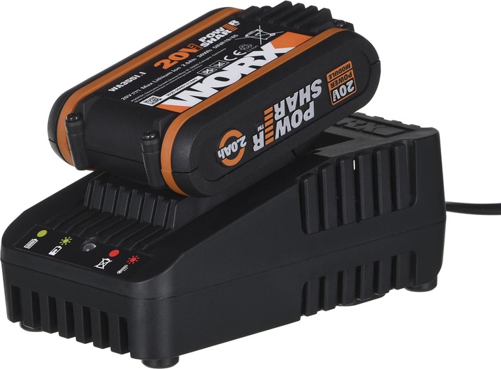 Productafbeelding Worx Accu hogedrukreiniger 20V WG620E.2 (Oplaadbare batterij)