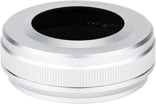 JJC LH JX100VII Zonnekap Zilver (Fujifilm LH X100 lens hood en AR X100 adapter ring)