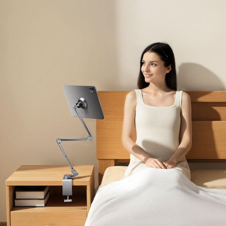 Actual product image Wozinsky WTY0YS1 Magnethalterung, 360° drehbar, solide, für Telefon und Tablet - grau