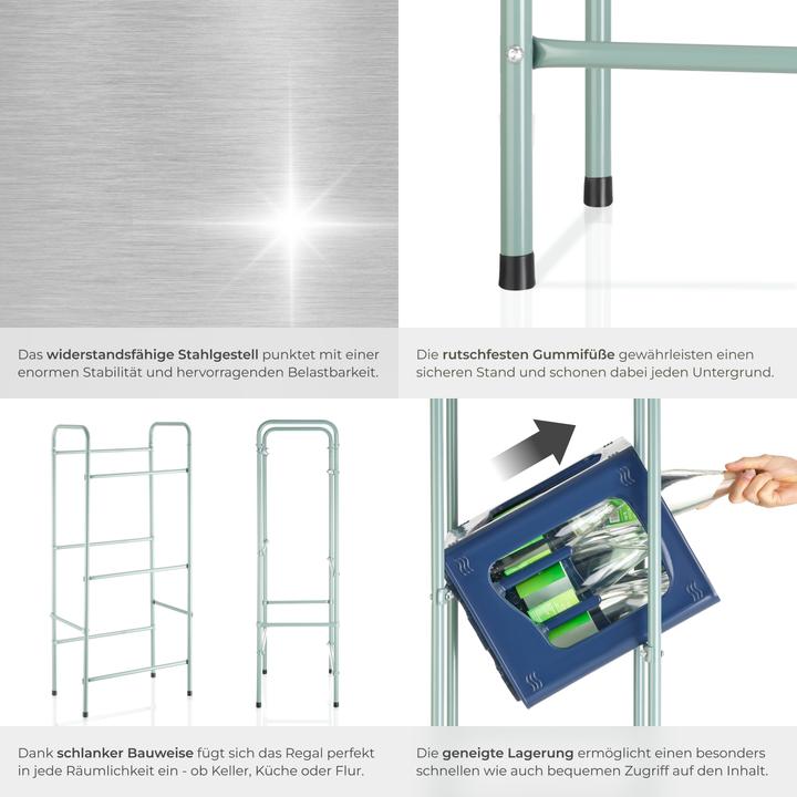 Immagine prodotto tectake Portabibite a cassetta (50 x 33 x 116 cm)