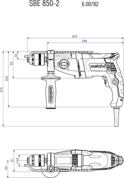 Produktbild Metabo SBE850-2