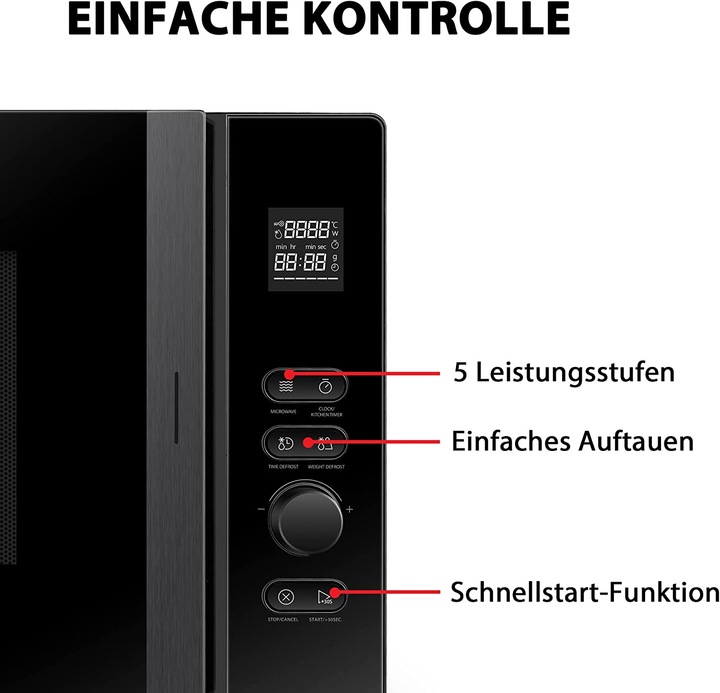 Produktbild Toshiba MV-AM20T(BK), Emaille-Garraum (20 l)