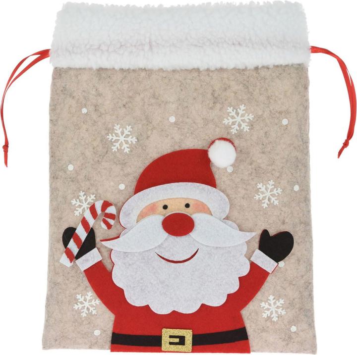 Productafbeelding Koopman Vilten zak kerstfiguur (Geschenktasje, 1 x)