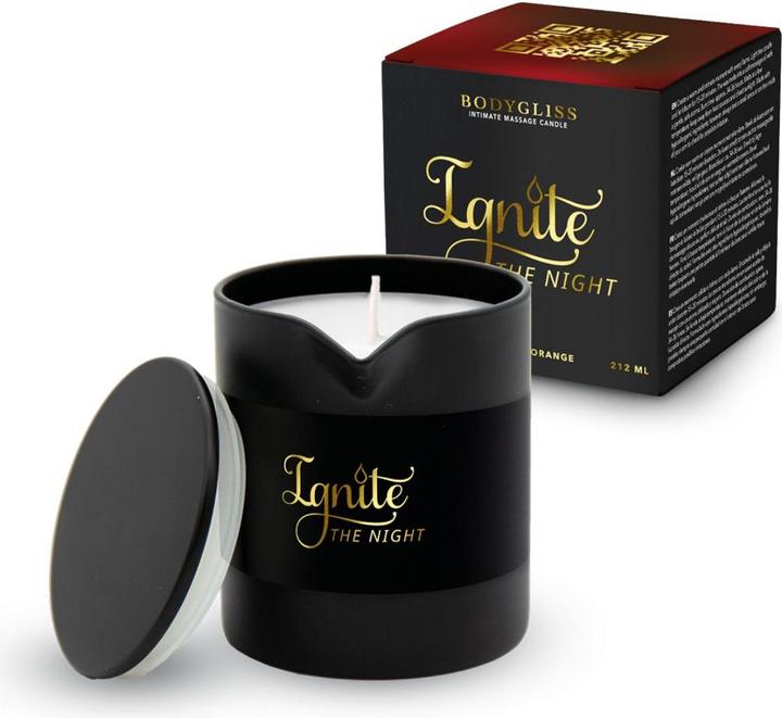 Bodygliss - Intimate Massage candle - Ignite the Night (212 ml)