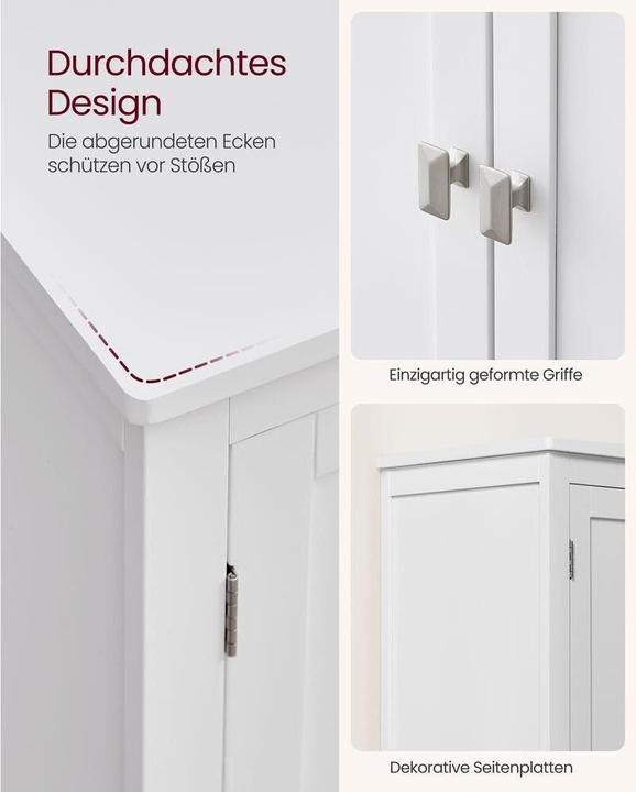 Immagine prodotto Vasagle Vetrina in stile country (60 x 30 x 110 cm)