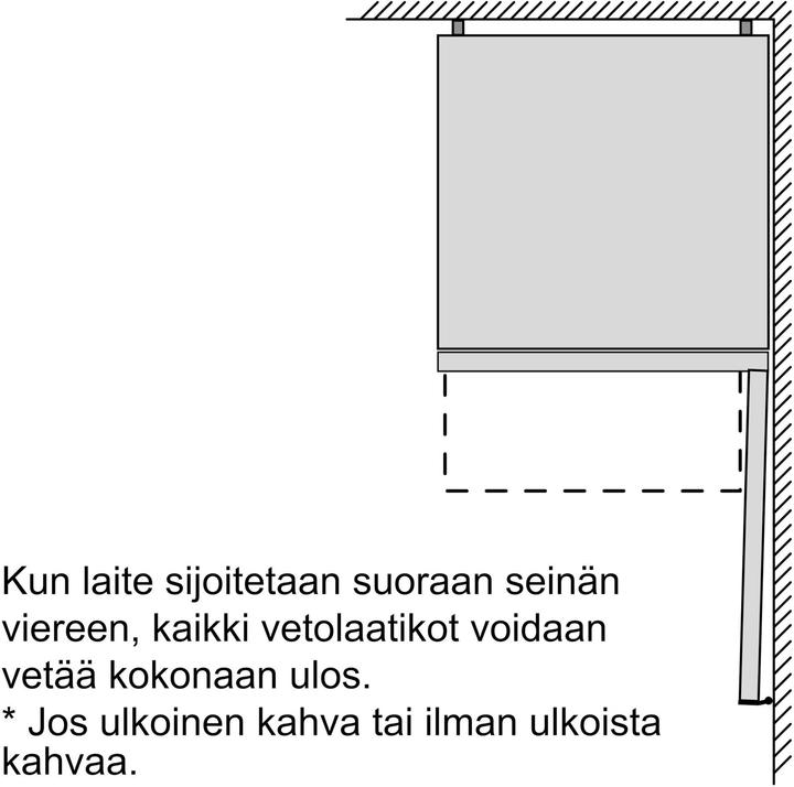 Actual product image Bosch Hausgeräte Series 4 Freestanding FridgeFreezerE (368 l)