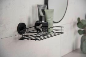 Productafbeelding Wenko Vacuum-Loc wandplank zwart (26 x 14 x 6,5 cm)