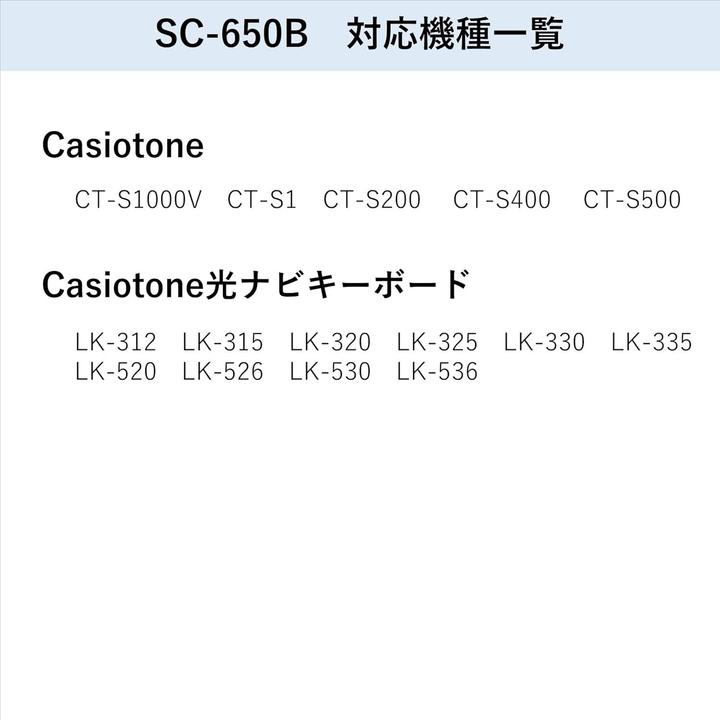 Nutritional values and ingredients Casio Casiotone Padded Bag