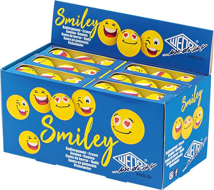 Immagine prodotto Wedo Gomma Smile Face 3 pezzi giallo