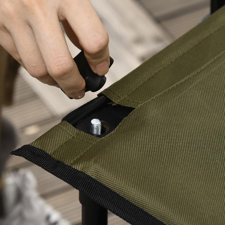 Actual product image Outsunny Bollerwagen Stahl, Polyester Grün