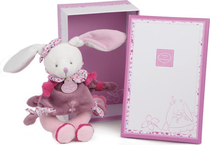 Actual product image Doudou et Compagnie Rattle bunny