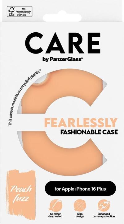 Produktbild PanzerGlass CARE Fashionable Case Peachy iPhone '24 6.7" (Apple iPhone 16 Plus)