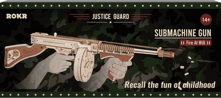 Actual product image Rokr Tommy Gun Assault Rifle