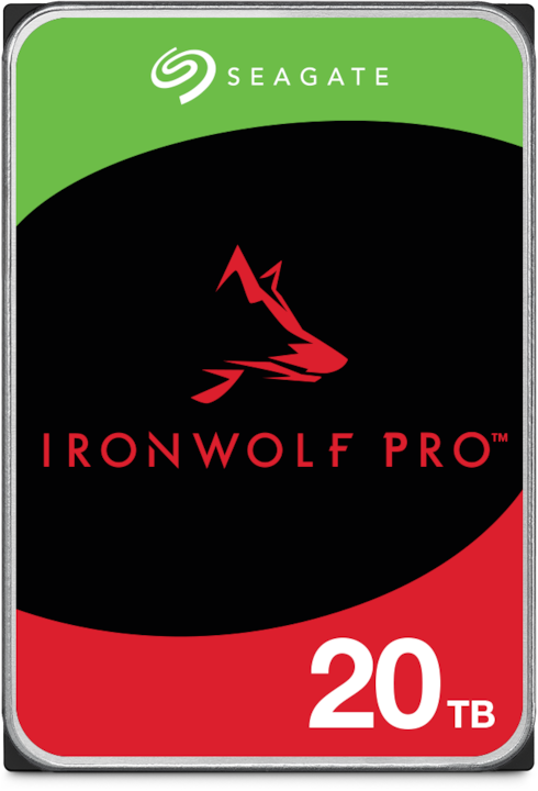 Productafbeelding Seagate IronWolf Pro ST20000NT001, 3.5", 20000 Go, 7200 tr/min (20 TB, 3.5", CMR)