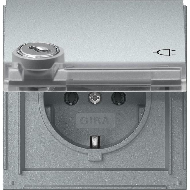 Gira, Steckdose, 446765 SCHUKO KD Schloss sortiert +