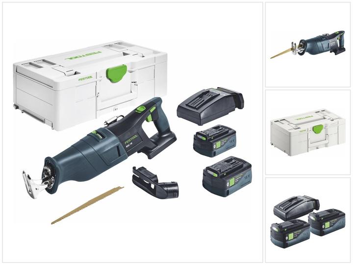 Actual product image Festool Cordless reciprocating saw RSC 18 5.0 EB-Plus