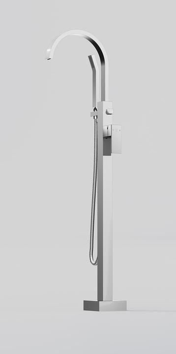 Image du produit Steinberg série 135 robinetterie de baignoire, sur pied, bec pivotant, saillie 254 mm, 1351162