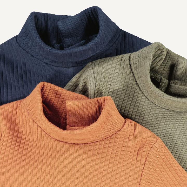 Produktbild La Redoute Collections 3er-Pack Bodys mit Stehkragen (86)