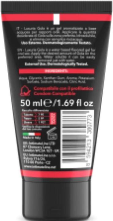 Produktbild Luxuria Gola Oral Pleasure Strawberry Edible Oral Pleasure Gleitmittel auf Wasserbasis Strawberry Fla (50 ml)