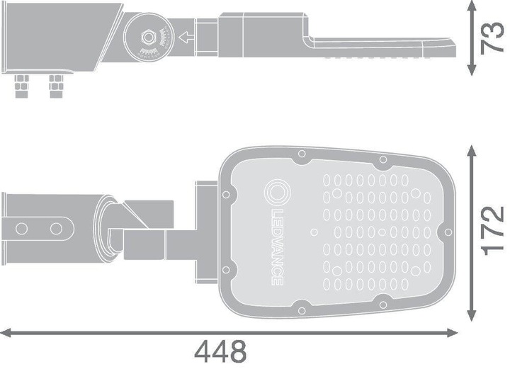 Produktbild Ledvance STREETLIGHT AREA SMALL Strassenleuchte RV20ST 30W 740 4050lm 4000K neutralweiss IP66 (4050 lm, IP66)