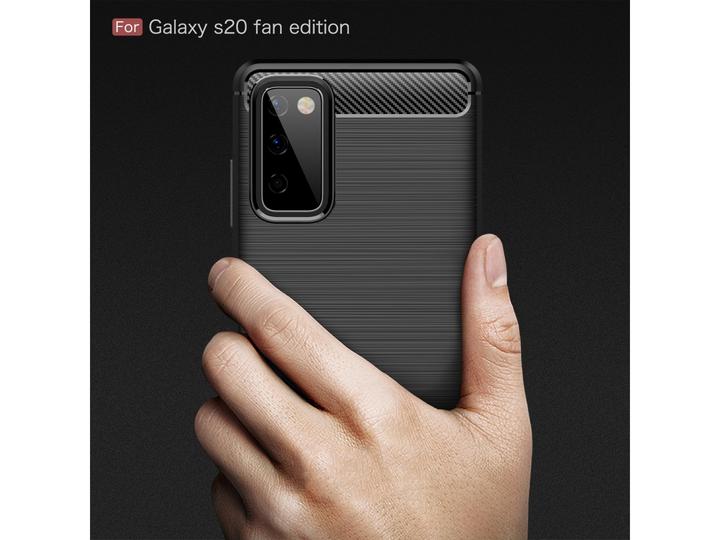 Immagine prodotto Screenguard Samsung Galaxy S20 FE Cover Carbon Brushed Soft TPU (Samsung Galaxy S20 FE)