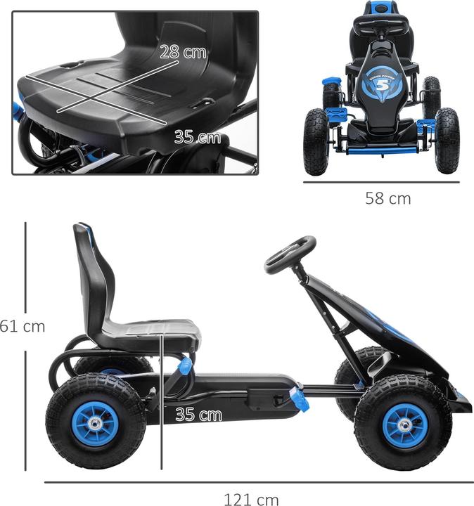 Actual product image Outsunny Go-kart