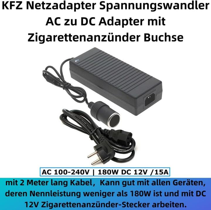 Produktbild Bolwins KFZ Spannungswandler 230V auf 12V