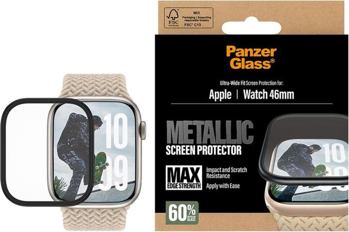 PanzerGlass Protecteur d'écran 46mm (Apple Watch Series 10, Apple Watch Series 11)