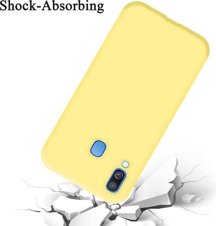 Actual product image Cadorabo TPU Liquid Silicone Case Cover (Samsung Galaxy A40)