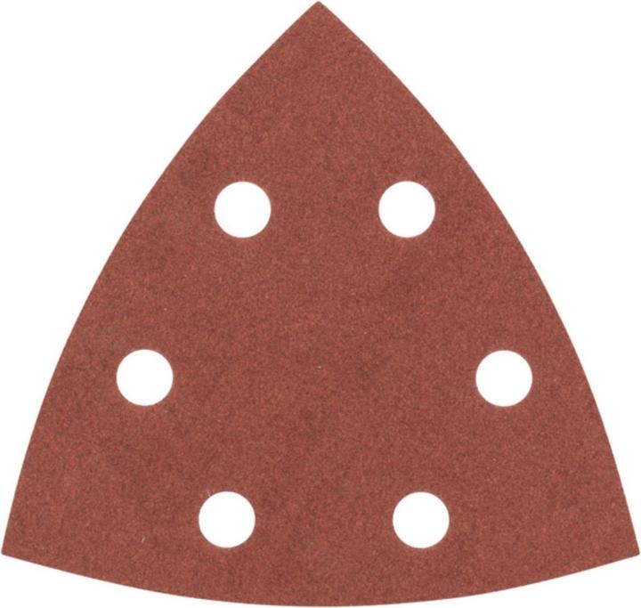 Actual product image Bosch Zubehör Sanding sheet set for delta sander, 93 mm, 240, 6 holes, 25-pack (240)