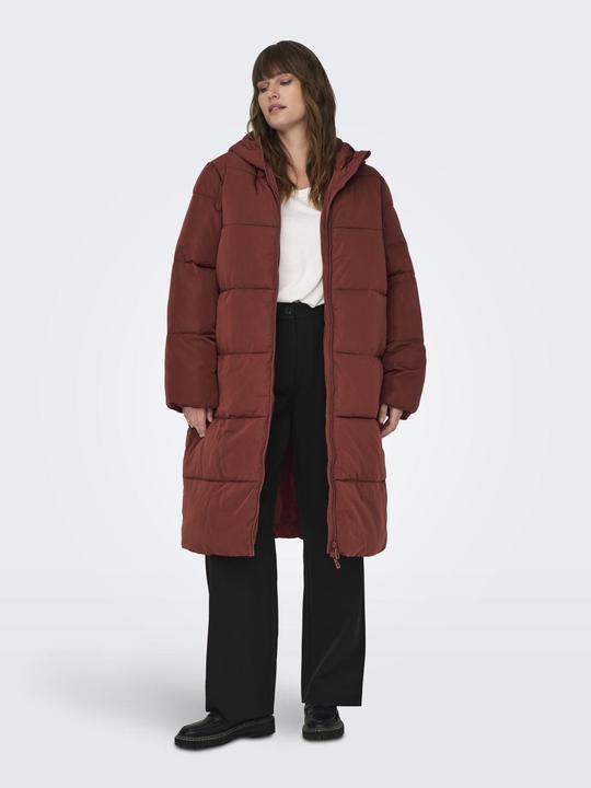 Actual product image Only Hooded Curve quilted jacket Quilted coat