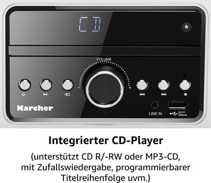 Produktbild Karcher DAB 4500CD (DAB+, FM, Bluetooth)