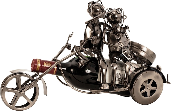 Produktbild Geschenkestadl Motorrad Weinhalter (Weinflaschenhalter)