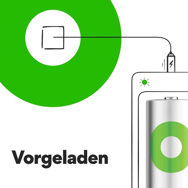 Produktbild GP Batteries Recharable batteries others (2 Stk., C, 3000 mAh)