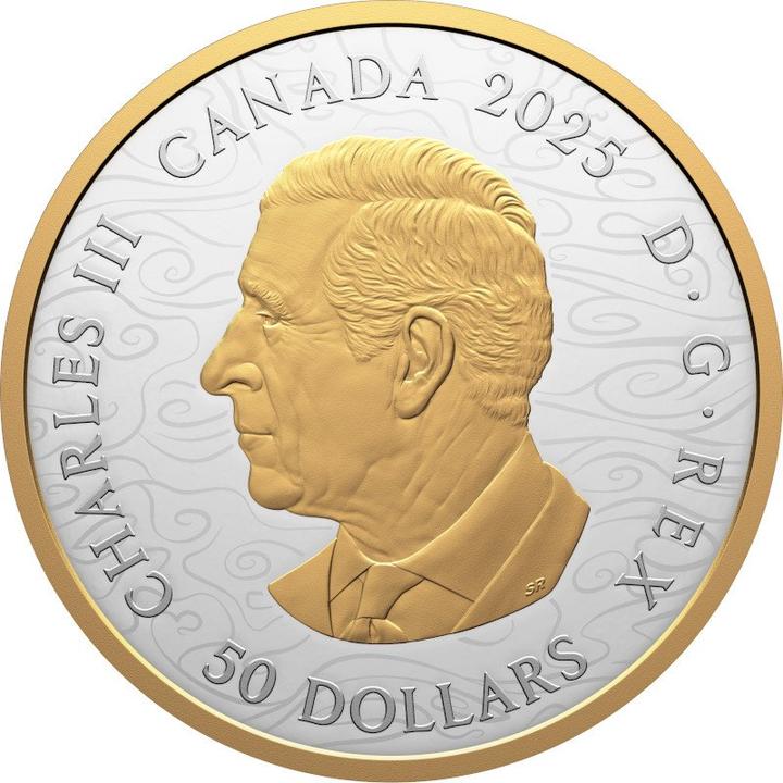 Produktbild Royal Canadian Mint Silber Water Dragon 5 oz PP - Teilvergoldet 2025 (999.90, 2025)
