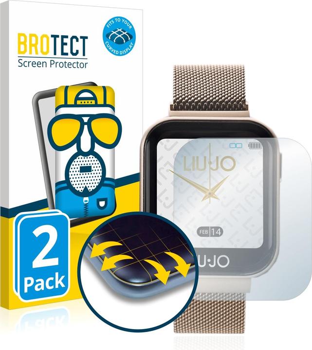 Actual product image BROTECT Full-Cover Protector Matte (Smartwatch)