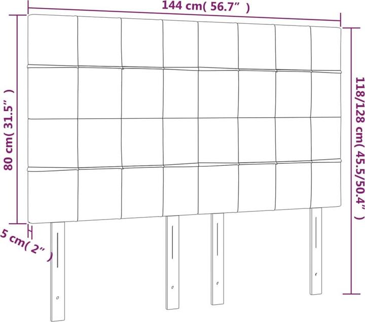 Actual product image vidaXL Warren (144 x 5 x 128 cm)