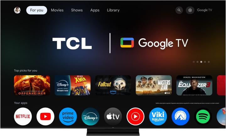 Produktbild TCL 65C79K (65", Mini-LED, 4K, 2025)