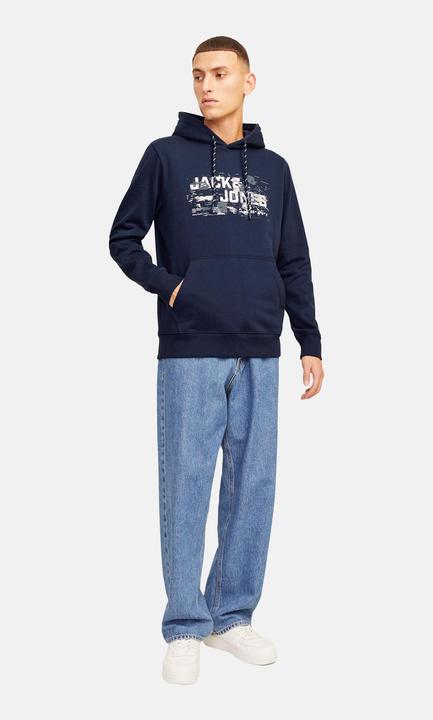 Actual product image Jack & Jones Jcooutdoor Logo Sweat Hood Sn (M)