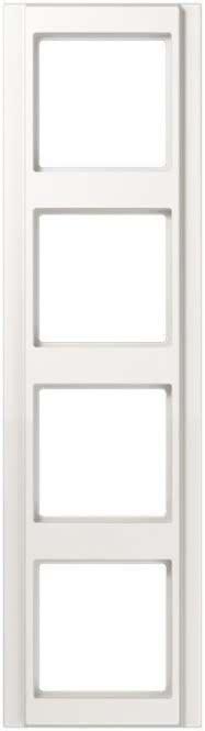 Actual product image JUNG Frame 4gang A584WW alpine white