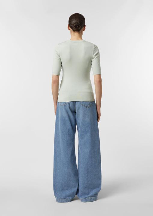 Produktbild Comma Strickpullover Kurzarmpullover im Slim Fit (42)