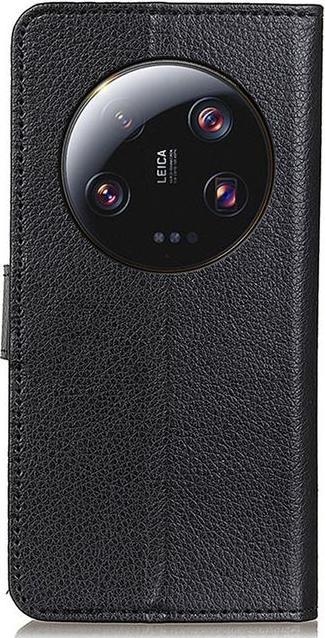 Actual product image MU Classic Litchi Leather Bookcover Series (Xiaomi 13 Ultra)