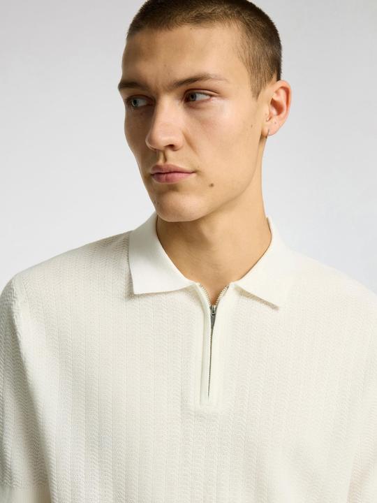 Produktbild Selected Slhcran Ss Knit Structure Half Zip Polo (XXL)