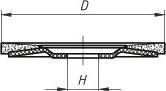 Produktbild Lukas Fächerschleifscheibe V2 POWER universal Ø 125 mm Zirkonkorund Korn 60 schräg (60)