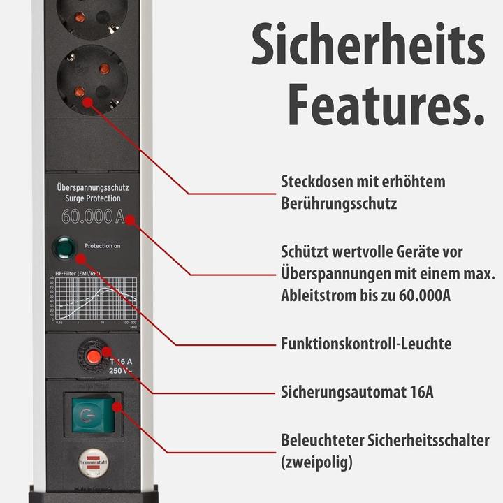 Produktbild Brennenstuhl Premium-Protect-Line (6x, 3 m)