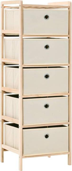 Actual product image vidaXL Korbregal (32 x 26 x 93 cm)