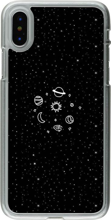 Produktbild PhoneLook Hülle transparent Space Doodle (Apple iPhone XS, Apple iPhone X)