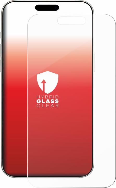 Actual product image upscreen Protective glass screen protector clear (1 pcs., Apple iPhone 16)